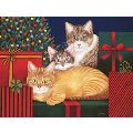 【ロウエル･ヘレロ】猫のクリスマスカード・ボックス　マーラ、バスターとエドナ・ウイリアムス